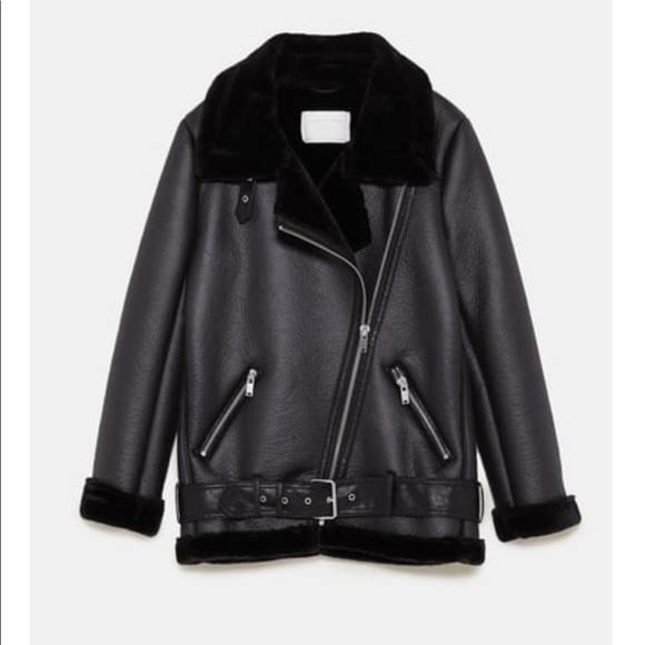 zara contrasting jacket